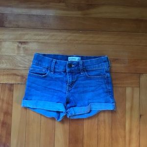 abercrombie kids denim shorts
